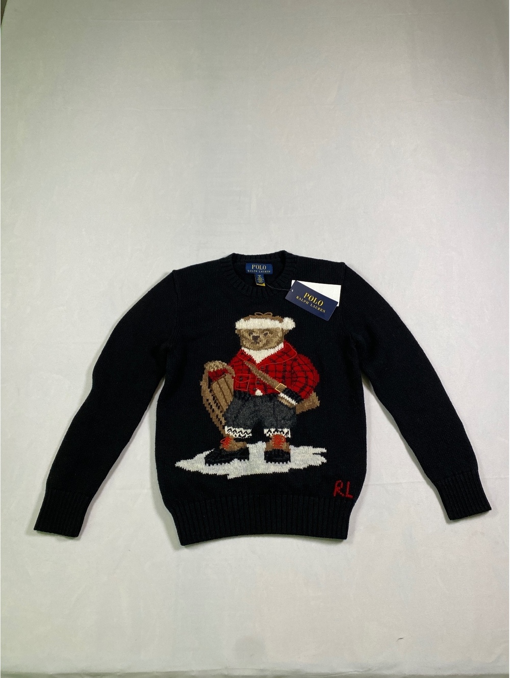 Polo Ralph Lauren Polar Bear Sweater Kids Size S(8)